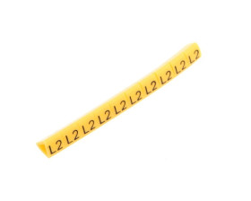 Oznacznik przewodów OZ-1/L2 żółty E04ZP-01020206100 /100szt./