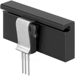 Extruded heatsink, (L x W x H) 25 x 10.3 x 20 mm, 35 to 7 K/W, black anodized, 10021007