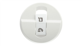 Celiane Plakietka Gniazda Pojedynczego Rj45 Biała 068251