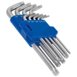 Sealey AK7142 Trx-star Key Set 9pc Long