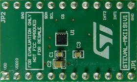 Zestaw rozwojowy czujników, do uzytku z: Standardowe gniazdo DIL24, Płyta adaptera, IIS2DLPC Adapter Board for a