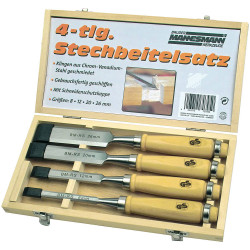 Br&#xFC;der Mannesmann M66104 Chisel Set 4-Piece Ripping Steel Construction