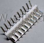 PWZ 10R Złącze męskie 10 stykowe kątowe 3,96mm