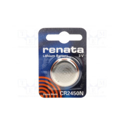 Bateria CR2450N litowa RENATA z kołnierzem / BAT-CR2450N/RE-B 1szt