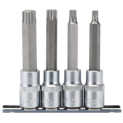 Draper Expert 16331 1/2&quot; Sq. Dr. TX-STAR&#xAE; Socket Bit Set (4 Piece)
