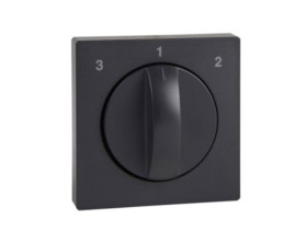 MERTEN Płytka czołowa System M wyłącznika wentylatora obrotowy antracytowy MTN437114 SCHNEIDER ELECTRIC