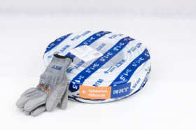 Przewód YDYp żo 3x1,5 mm2 Instal PLUS (450/750V) instalacyjny płaski (krążki 100m) + RĘKAWICE ROBOCZE 172152004C0100 NKT