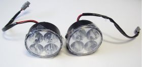 ŚWIATŁA DO JAZDY DZIENNEJ 4 DIODY SMD OKRAGLE 70mm
