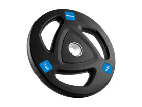 Obciążenie żeliwne gumowane 20kg, otwór olimpijski 51mm, REBEL ACTIVE