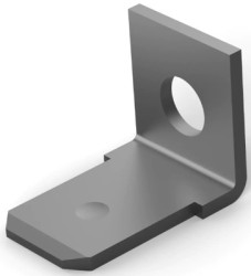 Faston plug, 6.35 x 0.81 mm, L 11.8 mm, uninsulated, angled, 42095-1