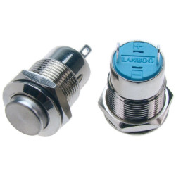 Przełącznik przycisk chwilowy 230V 2A 2-poz 1-tor 1xNO wypukły PW12PW / 8964