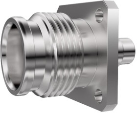 2.2/5 flange socket 50 Ω, G11 (UT-85), solder/solder, straight, 100025508