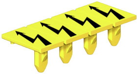 Oznaczenie zacisków Weidmüller AAM 4 YE FLASH 2635560000, 40 szt.