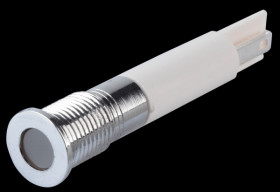 Q8F1CXXW24E Indicator LED, 220 V AC, 8 mm, FASTON, white/BrC
