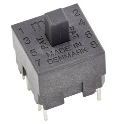 MEC 1545109 Unimec Series Przełącznik 120 V 250 mA chwilowy (D x S x W) 12.60 x 12.60 x 15.70 mm IP54 1 szt.