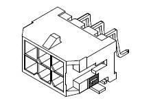 Wtyk PCB 14-pinowe raster: 3.0mm 2-rzędowe Molex Montaż powierzchniowy 8.5A 600.0 V.
