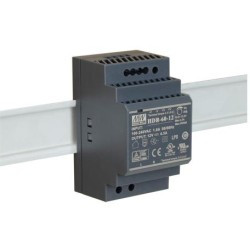 ZASILACZ IMPULSOWY NA SZYNĘ DIN MEAN WELL HDR-60-12 12V/60W/4.5A