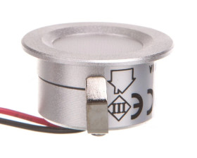 Oprawa punktowa LED 1W IMBER LED NW 12DC 40lm 4000K barwa neutralna okrągła Ø3 IP65 biały 23520