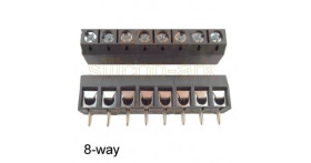 Terminal Block 8-way 5mm pitch (CTB5201/8BK) - Camdenboss