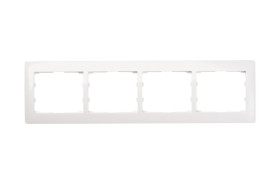 SISTENA LIFE Ramka poczwórna pozioma arctic 771004