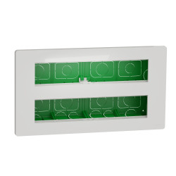 Obudowa kasety sterowniczej Schneider Electric 10-otworowa Biały New Unica