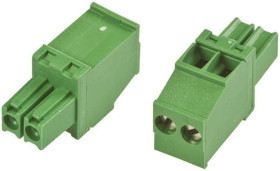 Blok zacisków wtykowych TE Connectivity rozmiar żyły 30 → 14 AWG Wkręcane Nylon Montaż na kablu