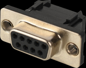114-09-2-00-10-60 D-SUB socket, 9-pin, for IDC flat ribbon cables