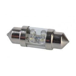 LED SV8,5/31mm 12V 4xLED niebieska