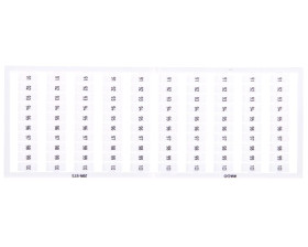 Ramka z oznacznikami 10x 91-100 209-573 /5szt./