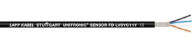 PUR sensor line UNITRONIC SENSOR FD 3 x 0.34 mm², shielded, black, 7038885
