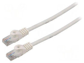 PCU6-10CC-1500-W Patch cord U/UTP Cat: 6 RJ45 wtyk z obu stron linka CCA 15m