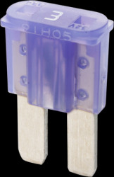 Automotive flat fuse, 3 A, 32 V, purple, (L x W x H) 9.1 x 3.8 x 15.3 mm, FM2003