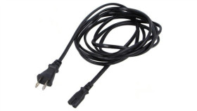 Kabel: 2X0,75Mm2, Iec C7 Żeński,Jis 8303 Wtyk, 3M, 7A Lt-819+537B Vctfk...