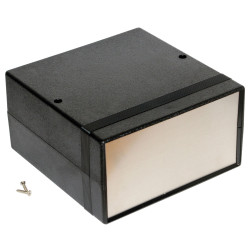 Hammond 1598EBK Instrument Enclosure FRABS 160x160x86mm Flame Retardant Black