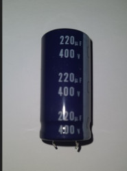Kondensator elektrolityczny 220uF 400V 85' 22X45mm LLU2G221MHL2C2 NICHICON cena netto