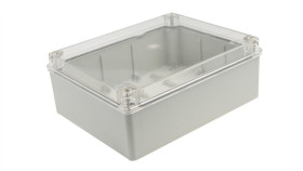 Puszka N/T Hermetyczna 240X190x190 Bez Dławików Ip56 Pokrywa Przezroczysta...