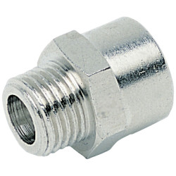 ICH 20507 Expanding Adaptor G1/4 Ext. Thread to G1/2 Int. Thread 60 bar Brass NP