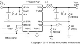 2A Automotive Step-Down Converter in 3x3 QFN With Wettable Flanks