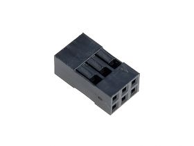 Obudowa złacza czarna 2x3PIN r.2.54mm (10 szt)