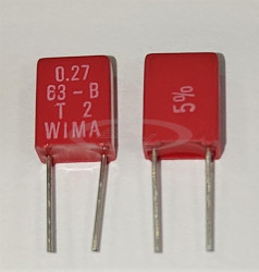 270nF 63V 5% R=5mm kondensator poliestrowy MKS2 WIMA