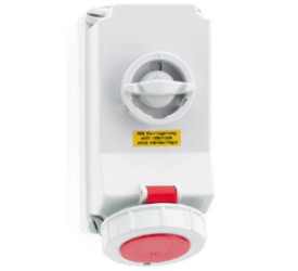Gniazdo stałe z wyłącznikiem i blok. 16A 4P 400V 6h IP67 Quick-Connect 16040
