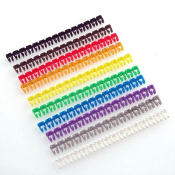 Zestaw oznaczników numerycznych 0-9 do kabli 1mm2 (150szt)