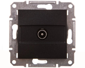 ASFORA Gniazdo TV końcowe bez ramki antracyt EPH3200171