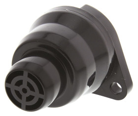 Brzęczyk 12 V dc 80dB Montaż panelowy Moflash 1-tonowy IP34 Pojedynczy