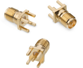 Złącze koncentryczne Montaż na płytce drukowanej Żeński typ złącza Złącze SMA 18GHz Lutowane