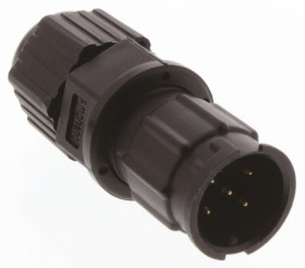 Złącze wielostykowe przemysłowe 5-pinowe Montaż na kablu Wtyczka Amphenol Industrial