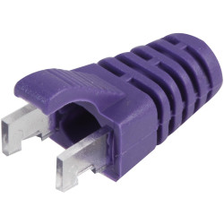 TUK Ltd SPEEDY RJ45 PS6PU#100 Purple strain relief boot Cat 6 plug pack of 100