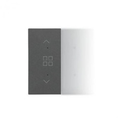 Simon 55 Klawisz połówkowy z piktogramem grupy rolet do produktów elektronicznych Grafitowy mat TKE23/116