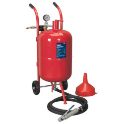 Sealey SB997 Shot Blaster with Water Trap and Wheels 37ltr