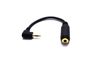 PRZEJŚCIÓWKA WTYK JACK 2,5 GNIAZDO JACK 3,5 STERO KABEL